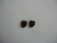 Boucle d'oreille tablettes de chocolat